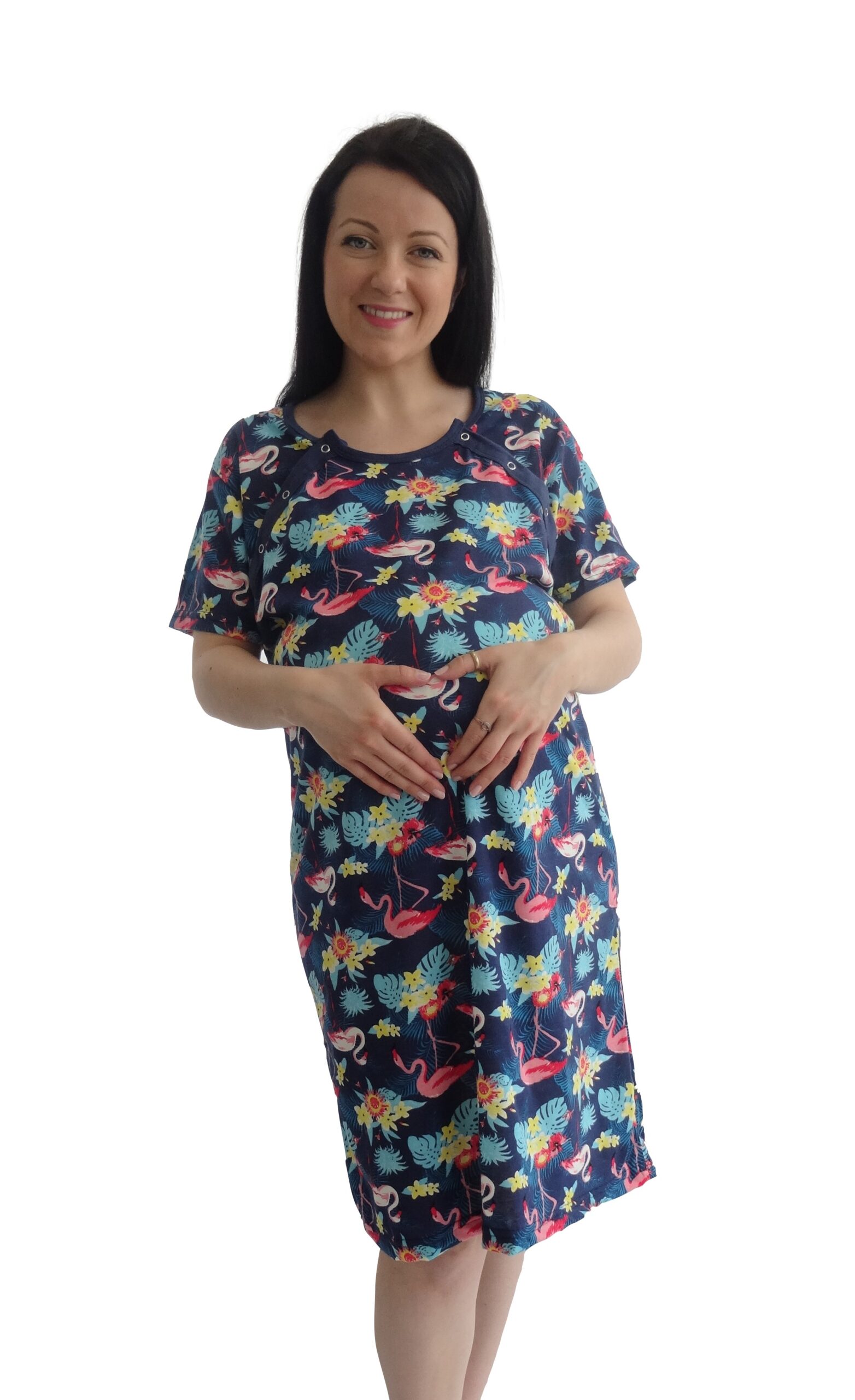 Maternity Nursing Nightdress Exotic Fusion - Image 4