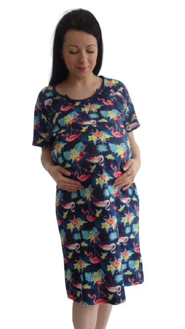 Maternity Nursing Nightdress Exotic Fusion - Image 2