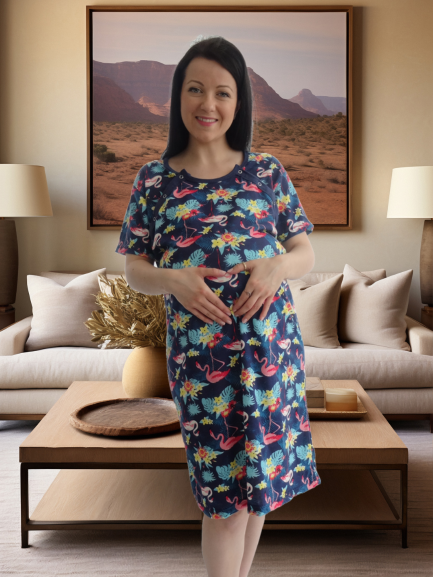 Maternity Nursing Nightdress Exotic Fusion