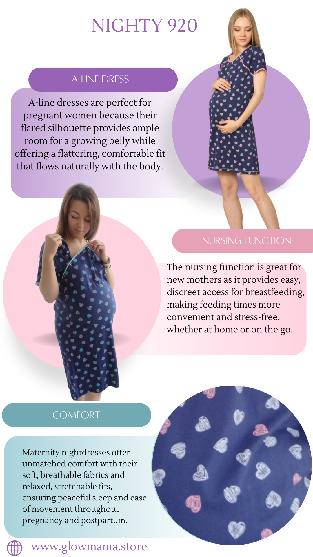 Maternity Nursing Nightdress - Image 8