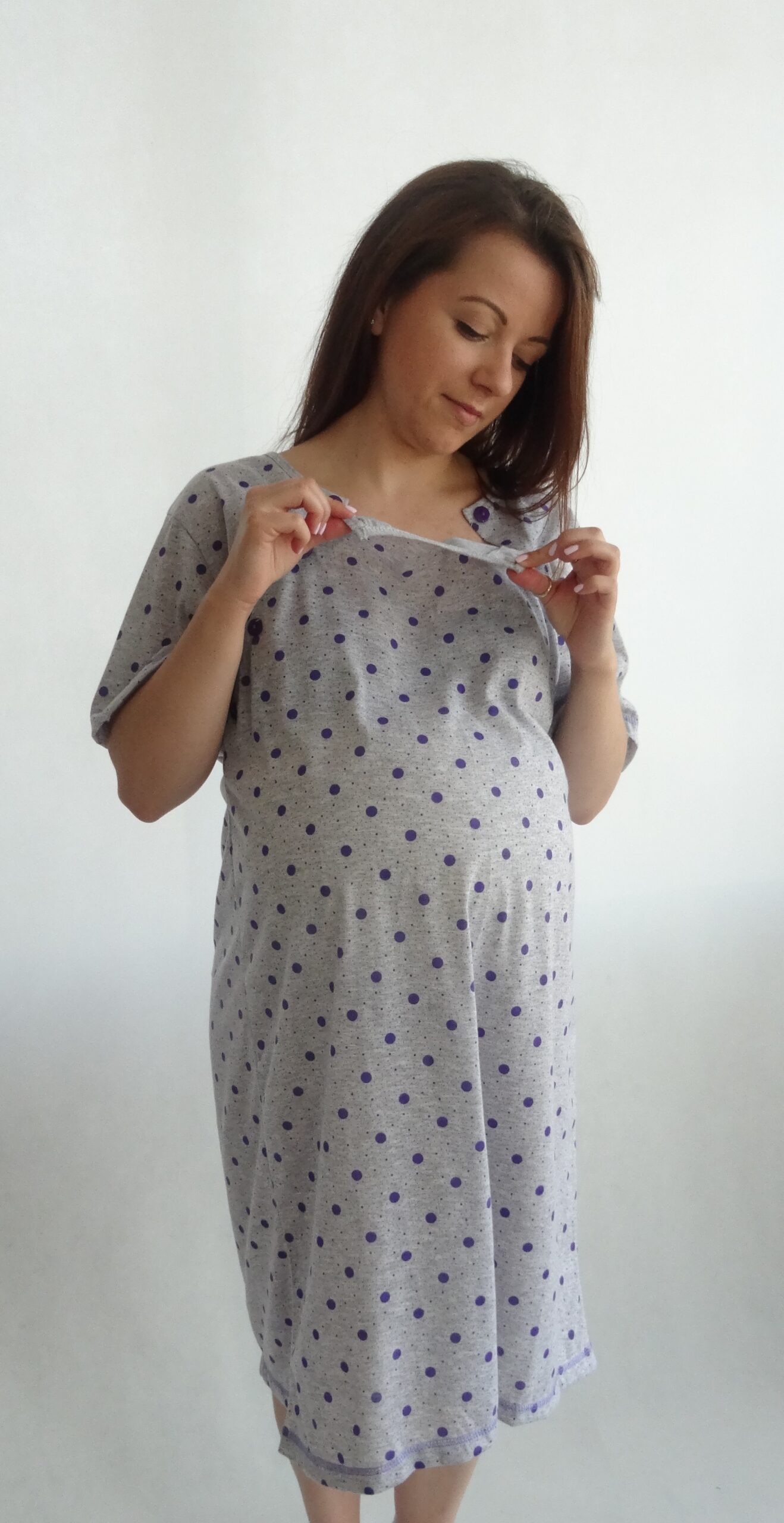 Maternity Nursing Nightdress Gloria - Image 14
