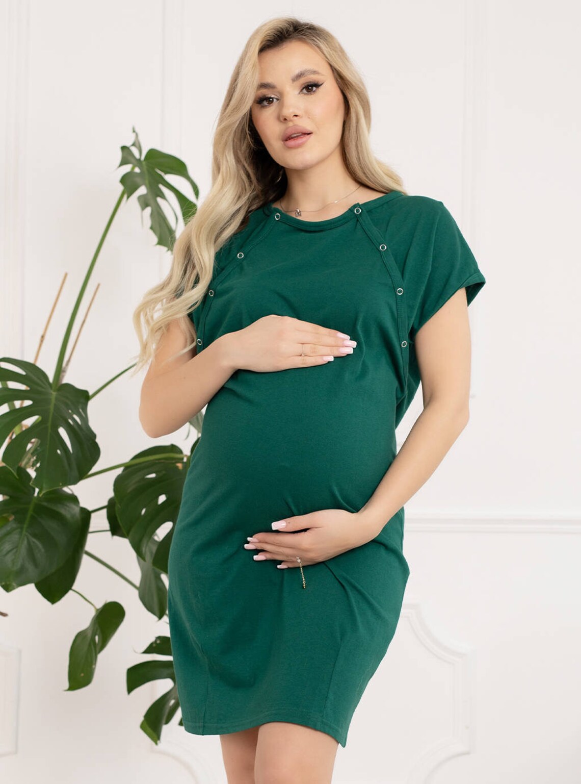 Maternity Nursing Nightdress Carmel - Image 8