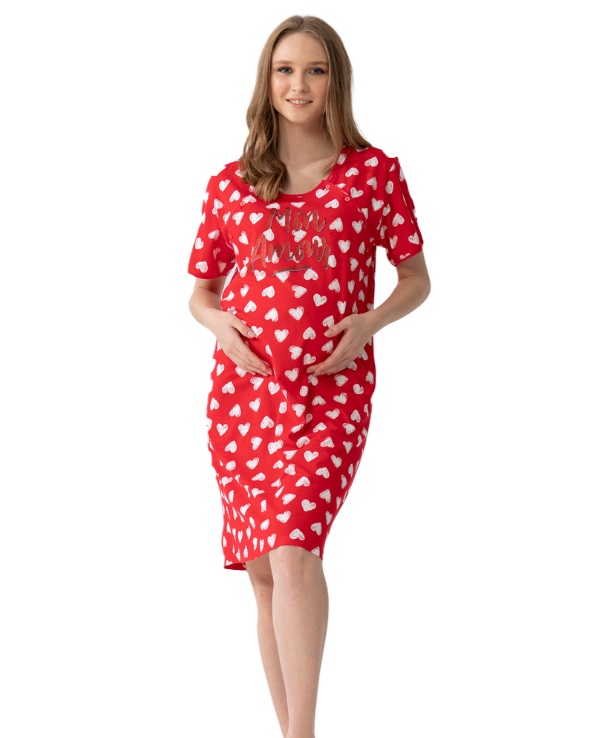 Maternity Nursing Nightdress Valentine - Image 2
