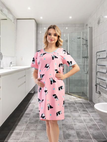 Maternity Nursing Nightdress Panda