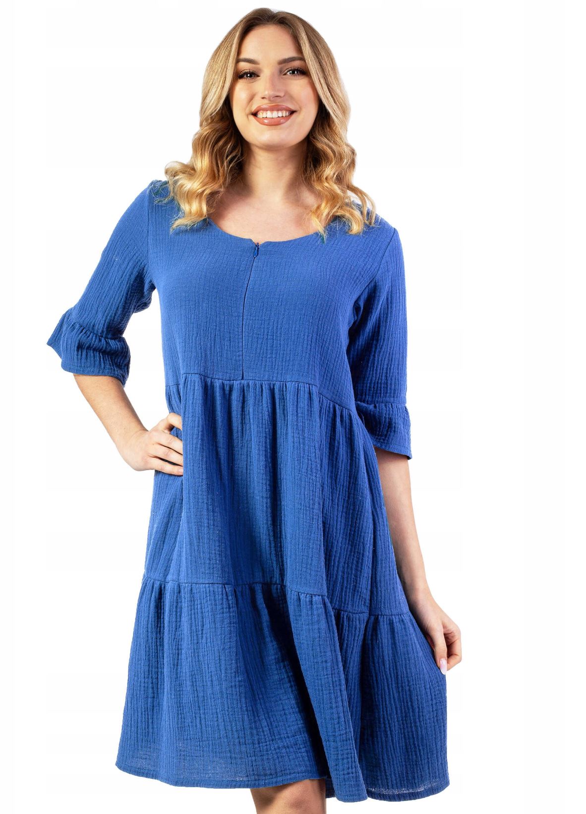 Muslin Maternity Dress Worn Out ZUZA - Image 12