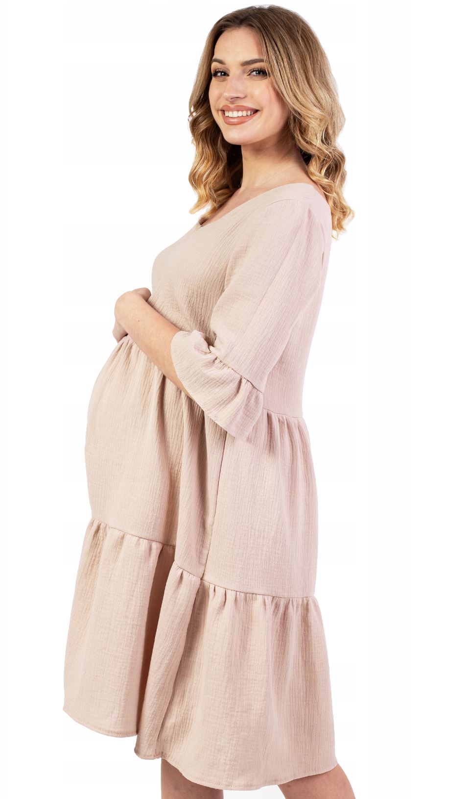 Muslin Maternity Dress Worn Out ZUZA - Image 10